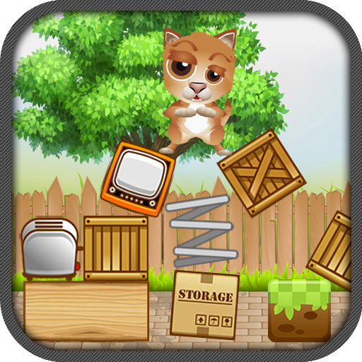 Kitty Cat Physics Puzzle Logic LOGO-APP點子