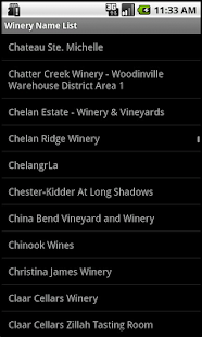 Washington Winery Finder Screenshots 2