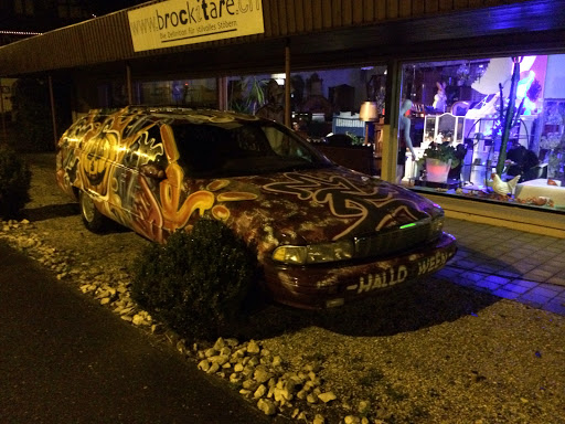 Painted Halloween Car