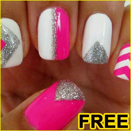 Pink Nail art designs