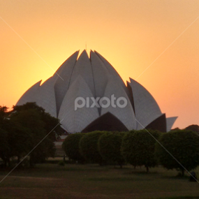 lotus temple by Soumen Das - Landscapes Sunsets & Sunrises