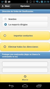 Libreta de direcciones Screen 2
