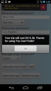 Trip Cost Finder & Calculator Screenshots 1