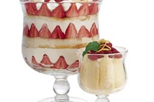 Strawberry-Mascarpone Trifle