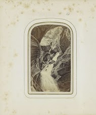 Fotoreproductie van een prent van de Seisenbergklamm bij Weißbach bei Lofer