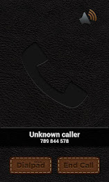 Leather Theme - BIG! caller ID poster 1