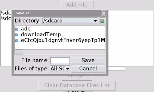 Sqlite Merger Tcl Tk