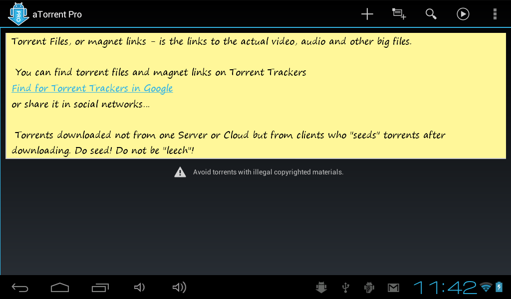    aTorrent PRO - torrent client- screenshot  