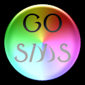 GoSMSPro Pearl – Rainbow logo