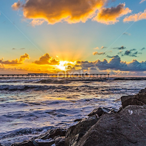 sunset beautiful colors in  claud by Roman Gomez - Instagram & Mobile Android