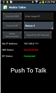 Walkie-Talkie Application upon Android Devices