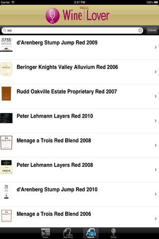 Wine Lover Screen 2