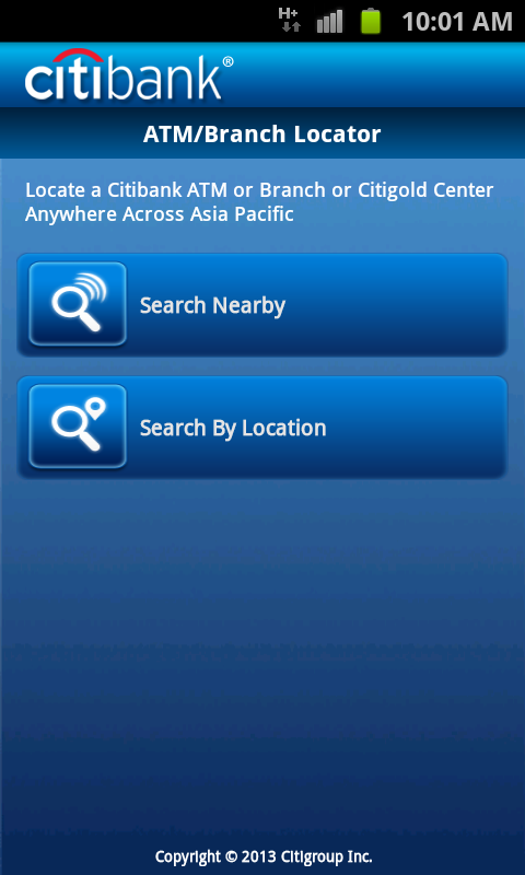 Citibank Australia - screenshot