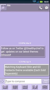 How to get GO SMS Purple Pearl Theme lastet apk for bluestacks
