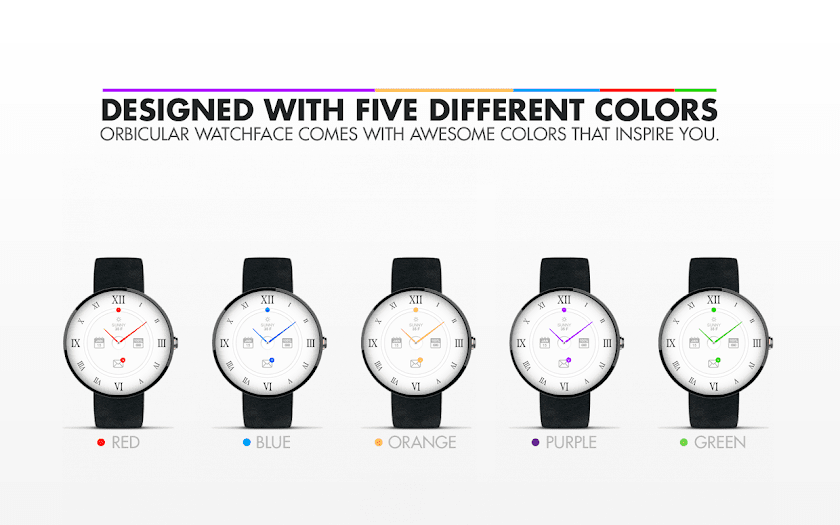 Orbicular Watch Face for Wear Screen 3