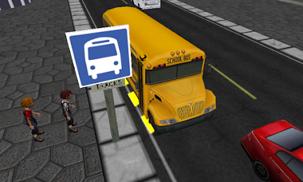 Schoolbus Driving Simulator 3D poster 1