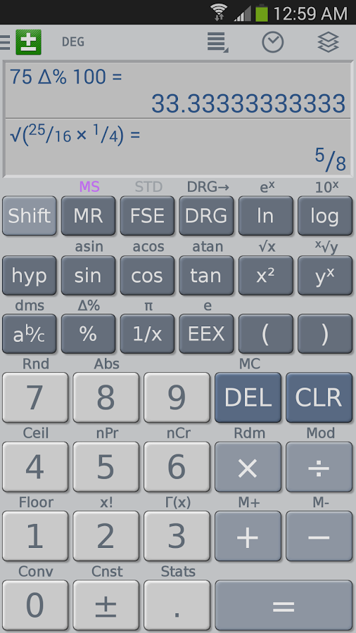 Scientific Calculator screenshot