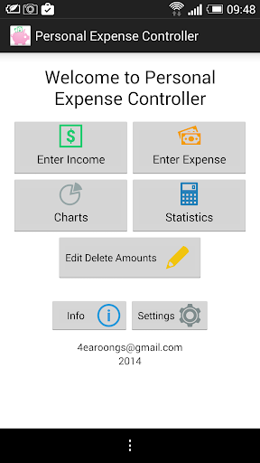 Personal Expense Controller