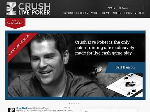 Crush Live Poker app