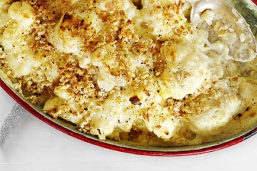 Creamy baked cauliflower
