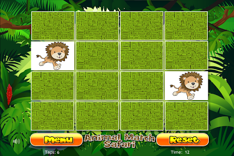 Animal Card Match Safari Screenshots 2