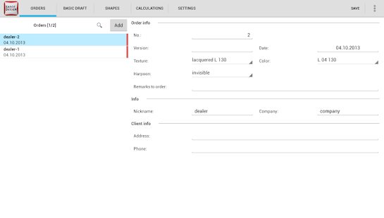Saros Designer Screen 3