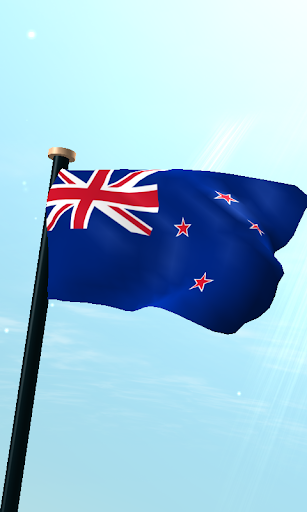 New Zealand Flag 3D Wallpaper