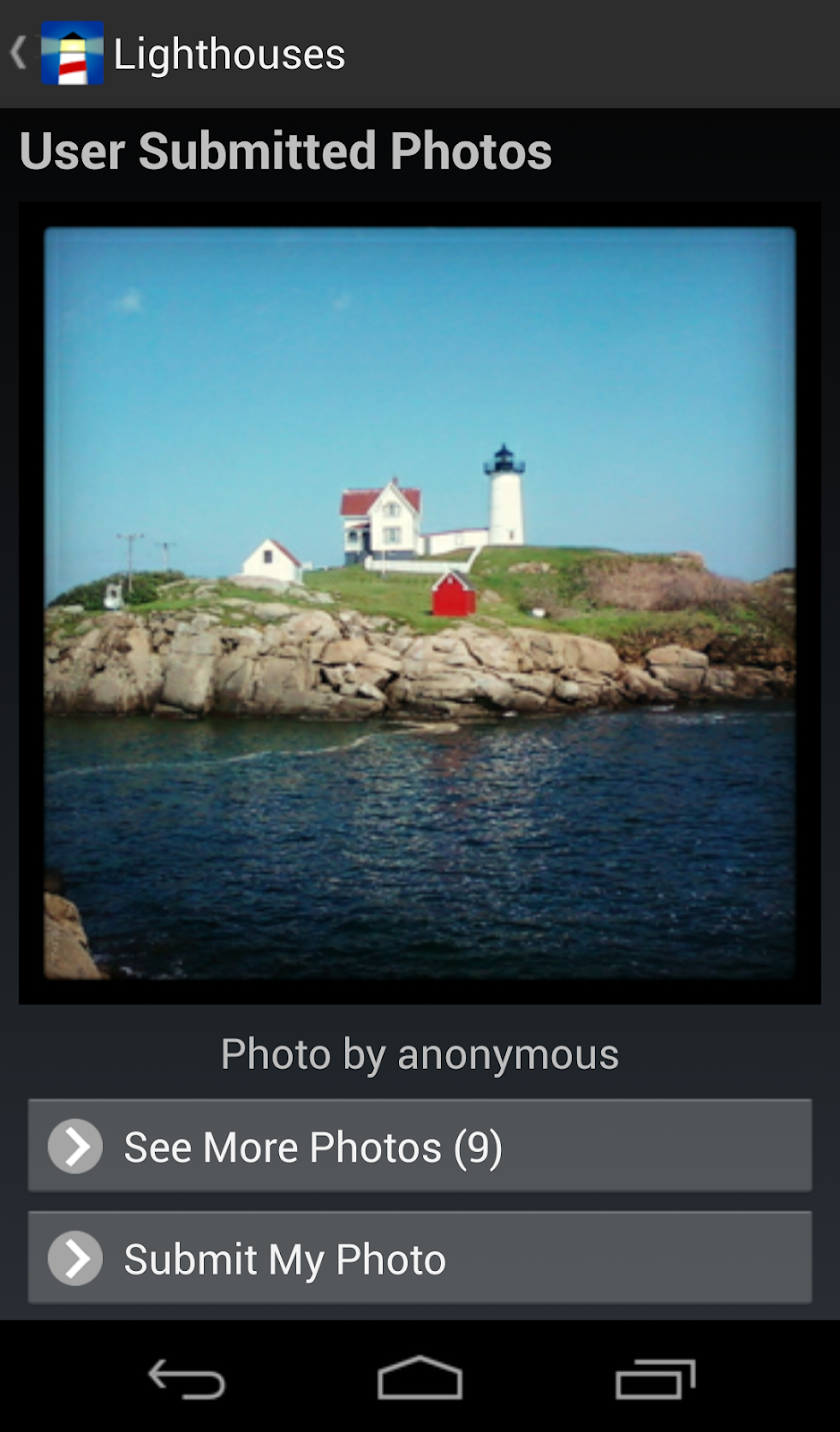 Lighthouse Locator Screen 3
