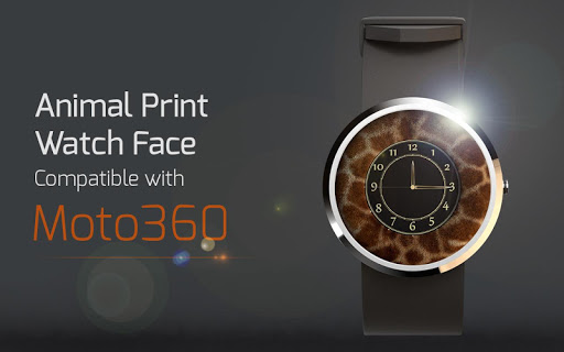 Animal Print Watch Face