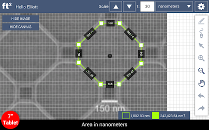 Area Calculator ✏️ Images - Maps - SketchAndCalc™ poster 6
