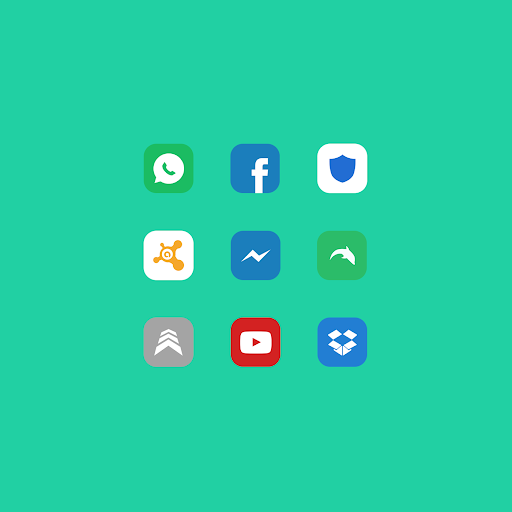 【免費個人化App】Aequum - Flat Icon Pack-APP點子