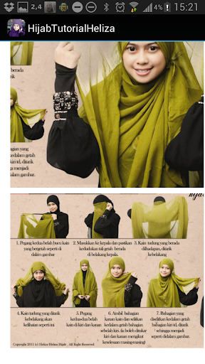 Hijab Tutorial by Heliza Helmi