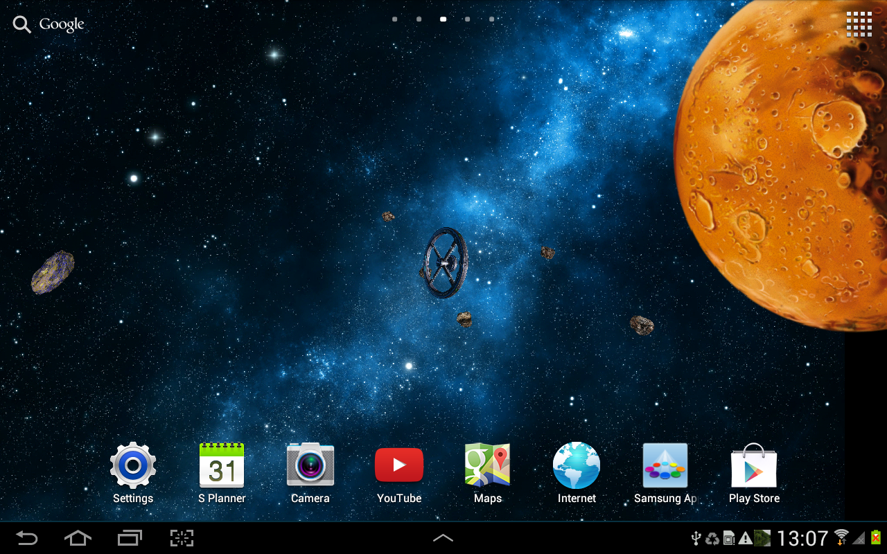 Space Live Wallpaper Apl Android Di Google Play