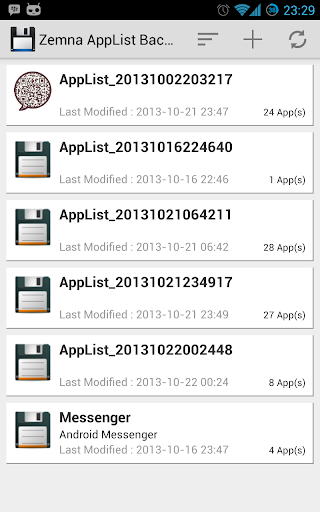 App List Backup