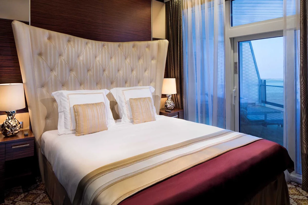 Celebrity_Reflection_Reflection_Suite - The Reflection Suite, one of the elegant, contemporary staterooms aboard Celebrity Reflection.