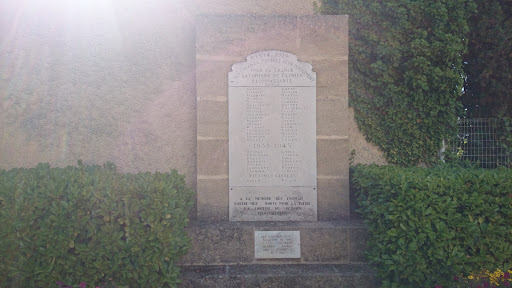 Memorial Première Guerre Mondial