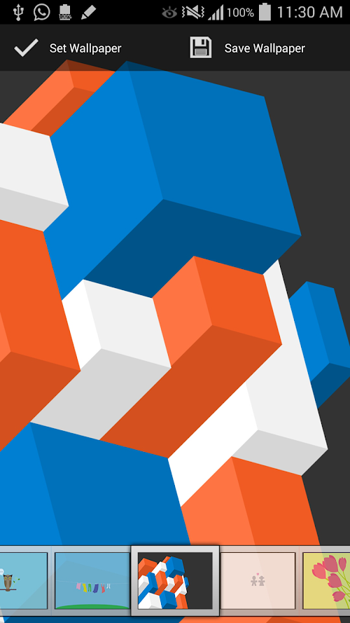 Android application Minimal Wallpapers screenshort