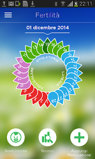 Screenshot dell'applicazione Android iMom • Pregnancy &amp; Fertility