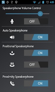 Speakerphone Control