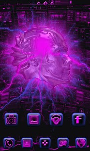 How to install Purple Tech GO Launcher EX lastet apk for bluestacks