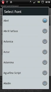 Web Fonts Viewer