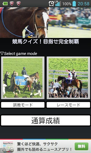 競馬クイズ！目指せ完全制覇