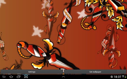 Free Tattoo Daggers Swords Live WP APK