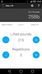 Max Lift - One Rep Maximum 1RM poster 2