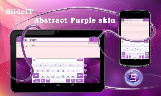 How to mod SlideIT Abstract Purple Skin 4.0 mod apk for laptop