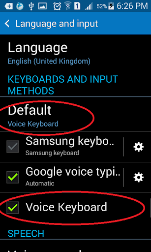 Voice Keyboard