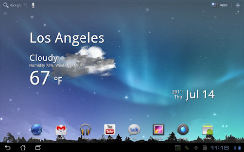Android application Aurora live wallpaper(Full HD) screenshort