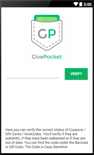 Verificar GiveCode