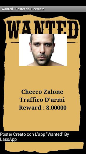 【免費娛樂App】Wanted Poster Ricercato - Fake-APP點子