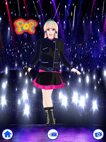 Celebrity Pop Star Salon Fashion Makeover Dress Up APK Снимки экрана #7